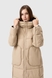 Куртка зимова жіноча Towmy 3688 S Чорно-бежевий (2000989856412W) Фото 13 з 30