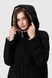 Куртка зимова жіноча Towmy 3688 M Чорно-бежевий (2000989856436W) Фото 8 з 30