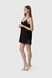 Нічна сорочка жіноча Fleri F50145 36 Чорний (2000990313195А) Фото 2 з 12