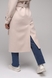 Пальто жіноче 393с либерти 50 Молочний (2000989514435D) Фото 7 з 15