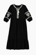 Платье вышиванка женское Park karon 23091 44 Черный (2000990423498А) Фото 6 из 10