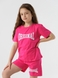 Костюм футболка+шорты для девочки Atabey 10527 134 см Малиновый (2000990478559S) Фото 6 из 18