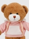 М'яка іграшка Ведмедик JRK122456 Коричнево-рожевий (2000990541901) Фото 3 з 3