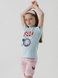Пижама для девочки Mini Moon 8043 146-152 см Голубой (2000990499431A) Фото 5 из 20