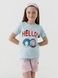 Пижама для девочки Mini Moon 8043 146-152 см Голубой (2000990499431A) Фото 2 из 20