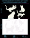 Наклейка "Котики" светоотражающая для текстиля. (2735803915890A) Фото 1 из 3