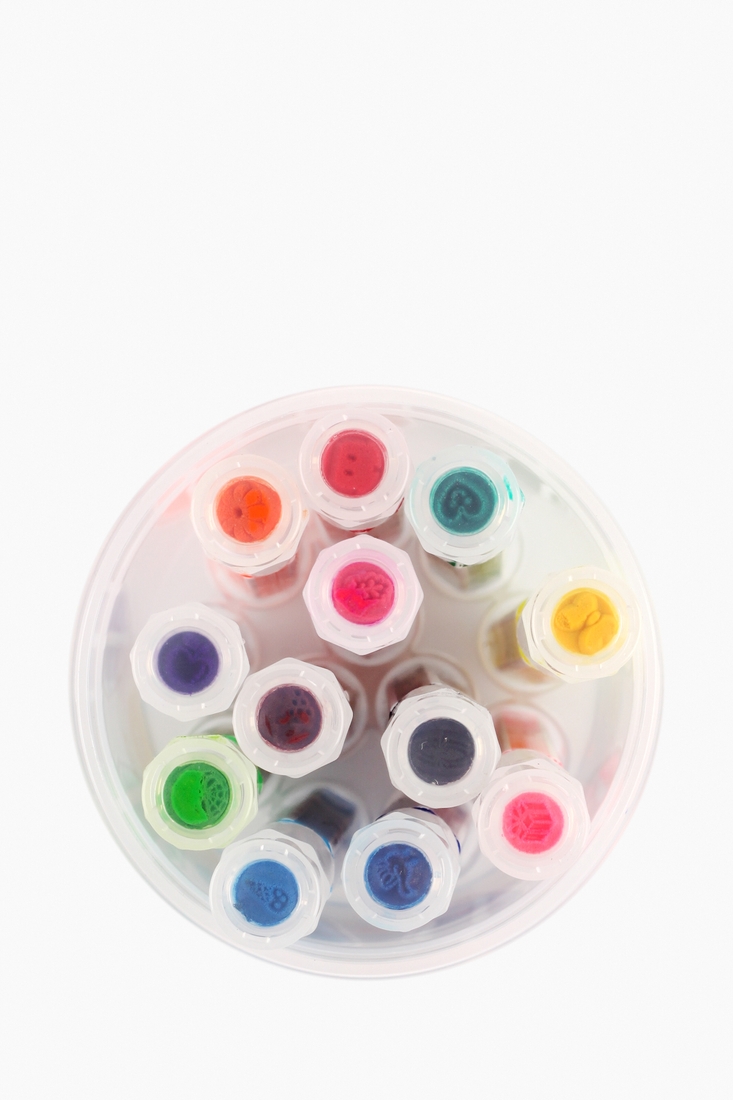 Фото Фломастери Washable Water Color Pen, 12 кол., в пластиковому тубусі YL201805-12 (6938247147858)
