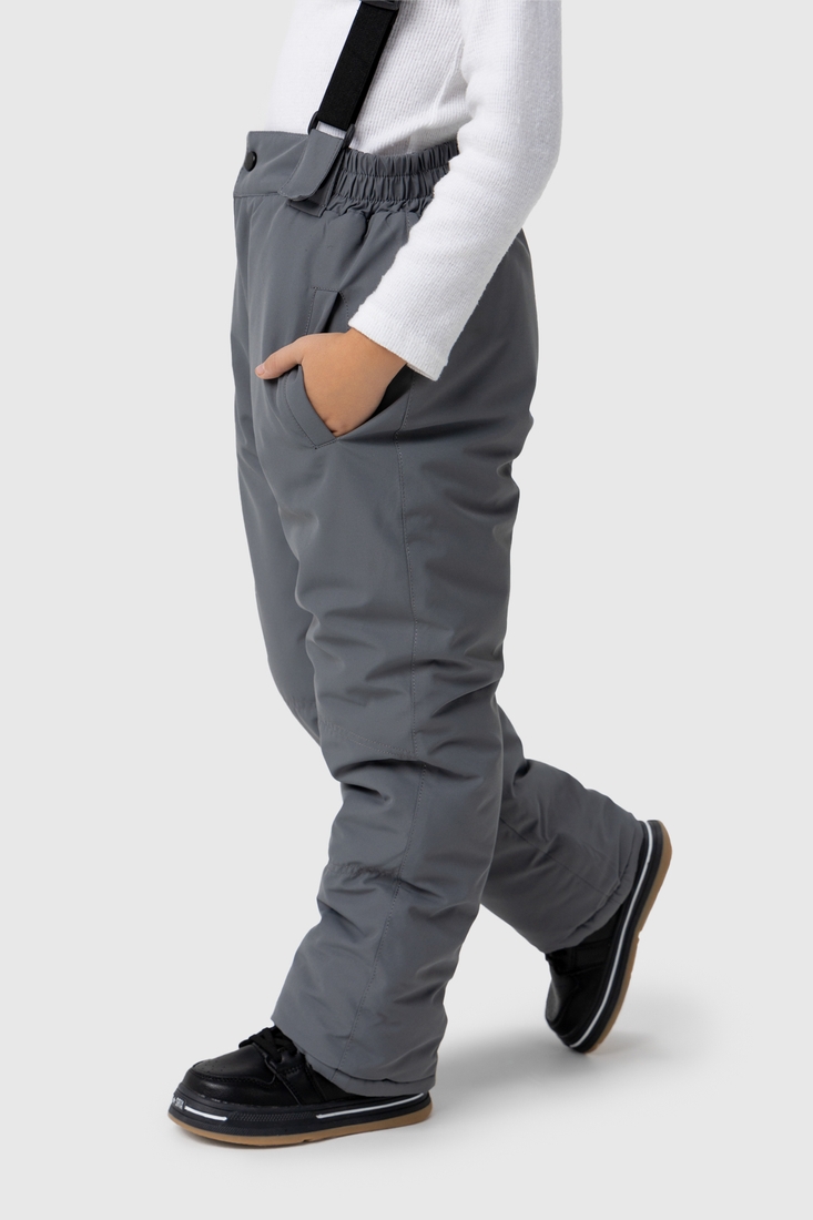 Фото Комбінезон для хлопчика Snowgenius H38-08 куртка + штани на шлейках 116 см Сірий (2000989630807W)