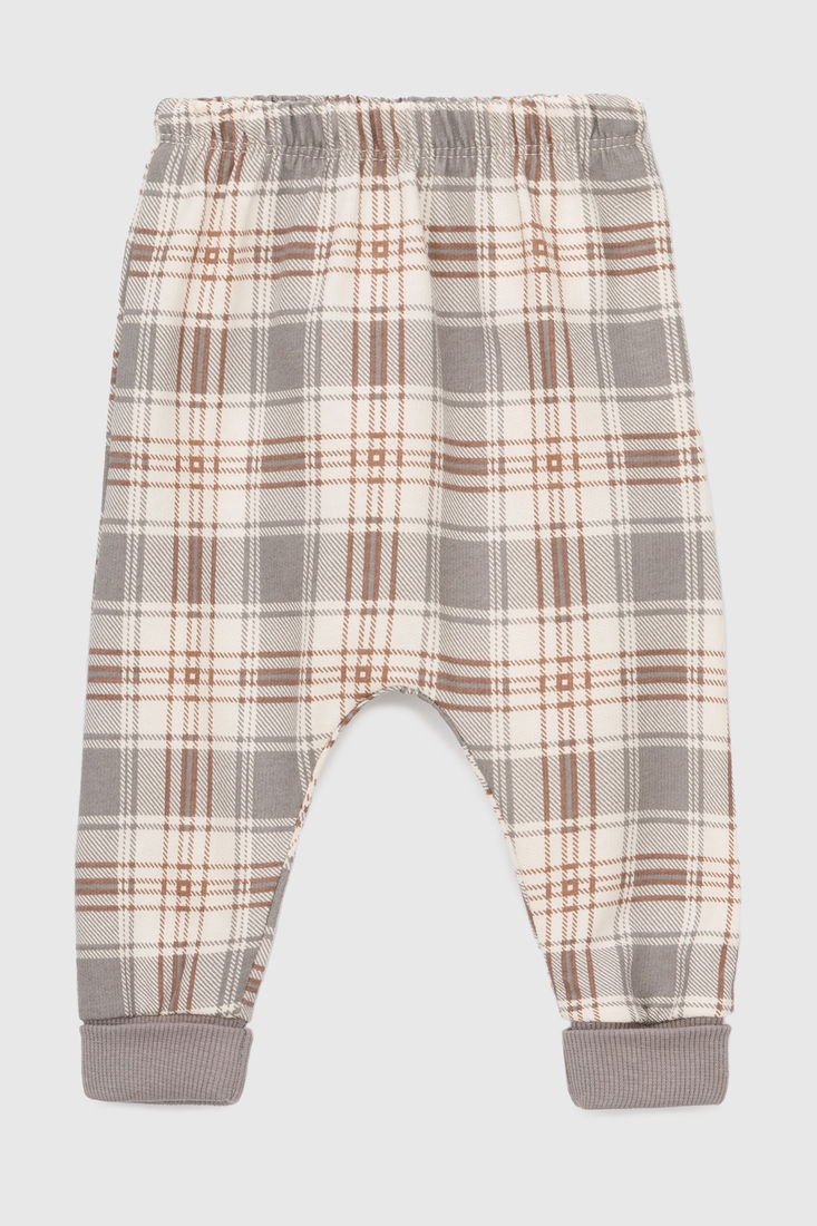 Фото Костюм (боді+кофта+штани) для хлопчика Mini Papi 0420 68 см Сірий (2000990483485D)