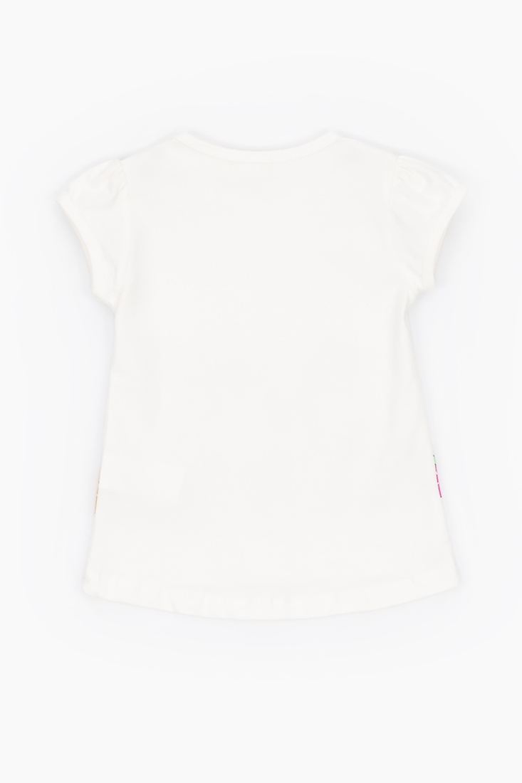 Фото Костюм для дівчинки Breeze 16847 футболка + капрі 86 см Молочний (2000989655008S)