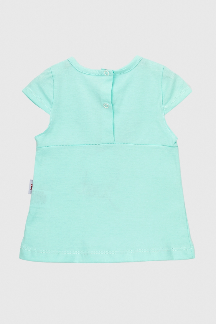 Фото Костюм (футболка+Велотреки) для дівчинки Baby Show 877 86 см М'ятний (2000990422736S)