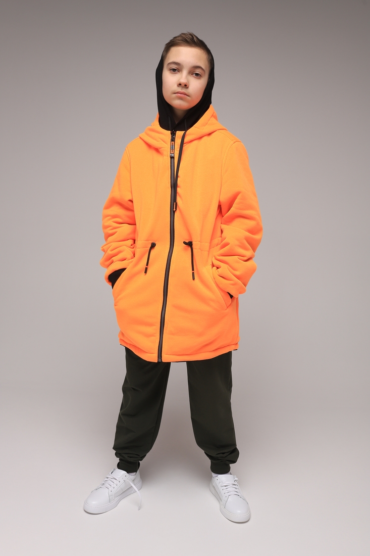 Фото Куртка двостороння для хлопчика B-005-1 164 см Чорний (2000989544821D)