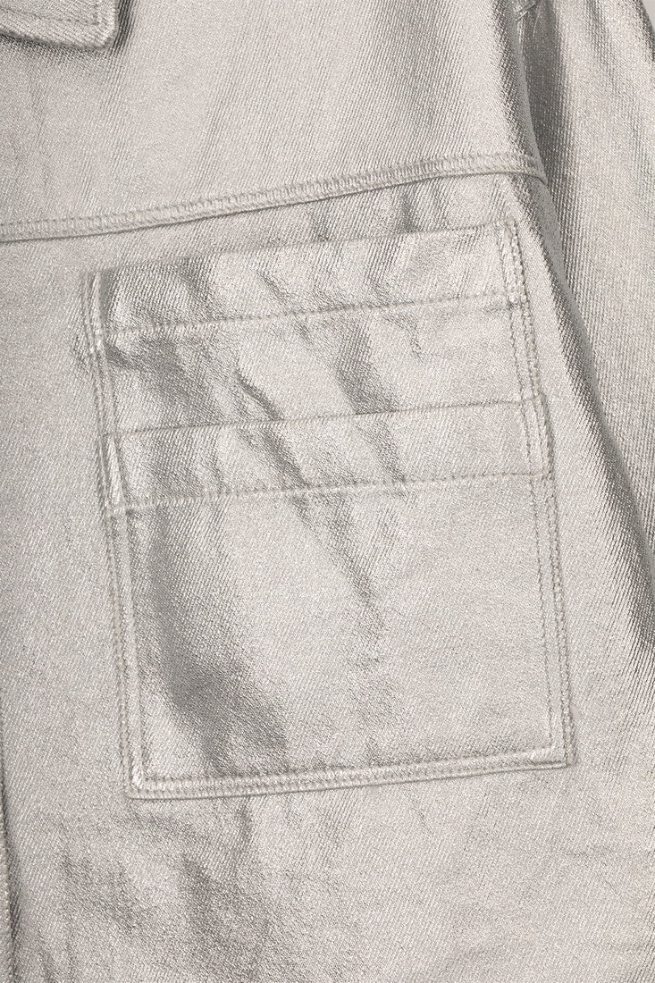 Фото Куртка джинсова для дівчинки LocoLoco 2456 128 см Срібний (2000990347060D)