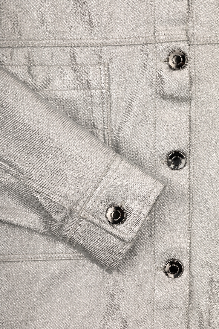 Фото Куртка джинсова для дівчинки LocoLoco 2456 158 см Срібний (2000990486639D)