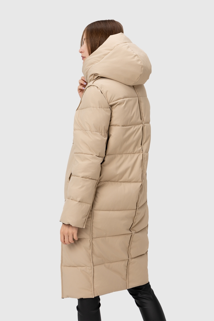 Фото Куртка зимняя женская Towmy 3688 M Черно-бежевый (2000989856436W)