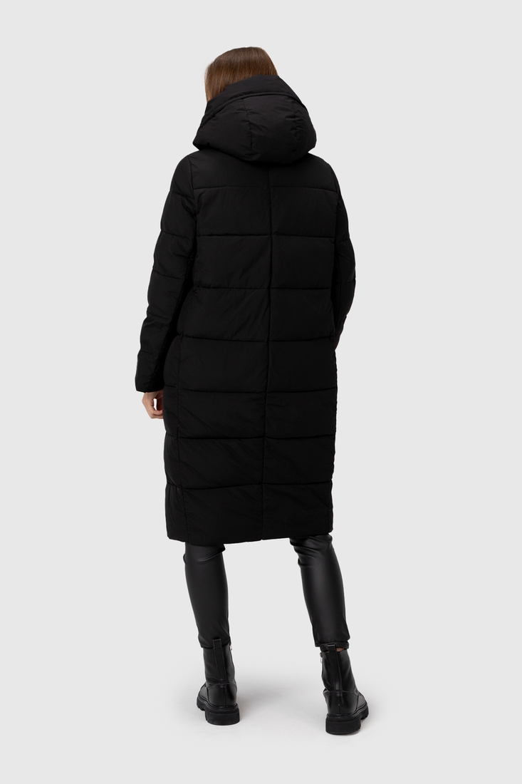 Фото Куртка зимова жіноча Towmy 3688 M Чорно-бежевий (2000989856436W)
