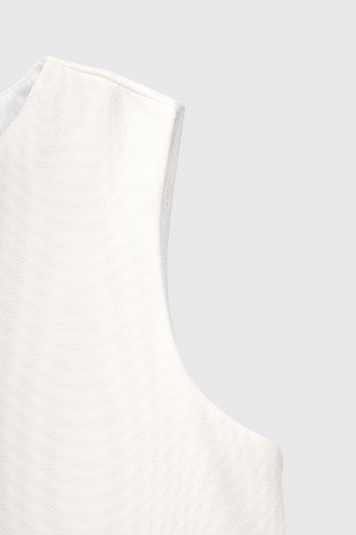 Фото Платье бальное с узором для девочки Wecan 24086 110 см Белый (2000990145246A)