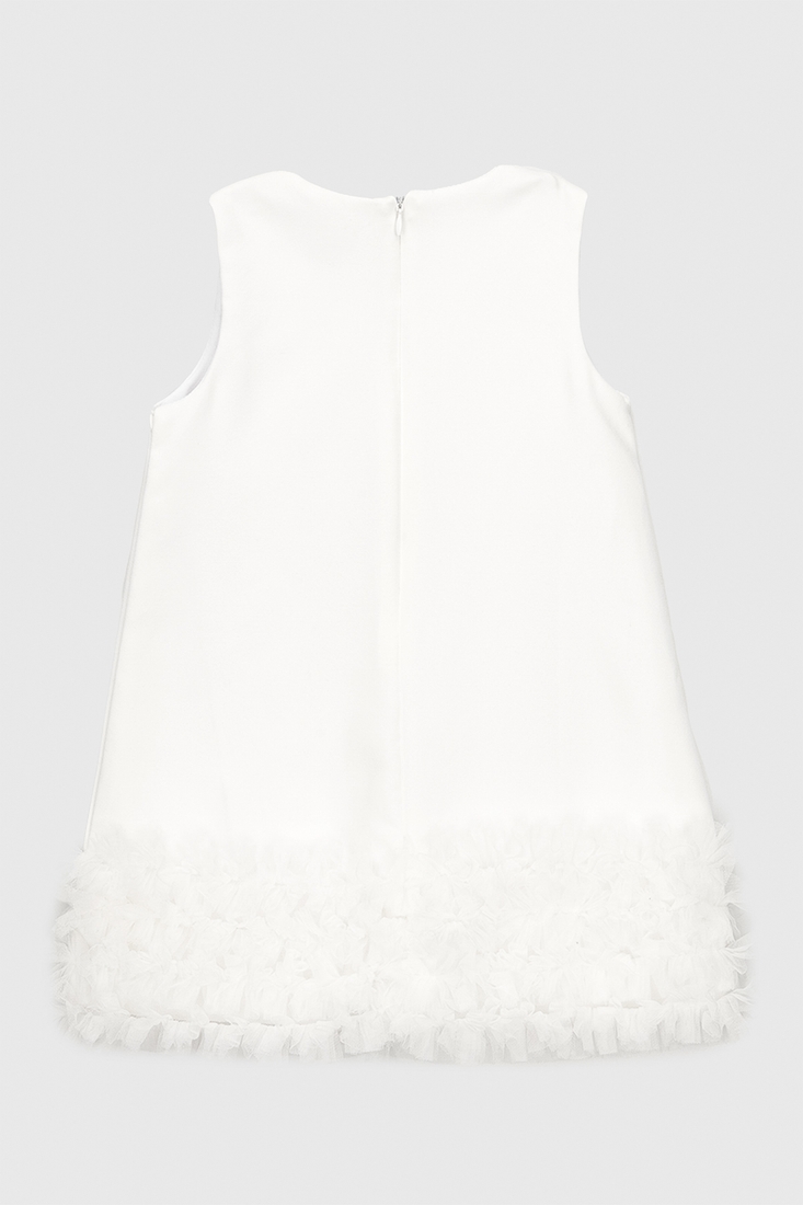 Фото Платье бальное с узором для девочки Wecan 24086 98 см Белый (2000990145222A)