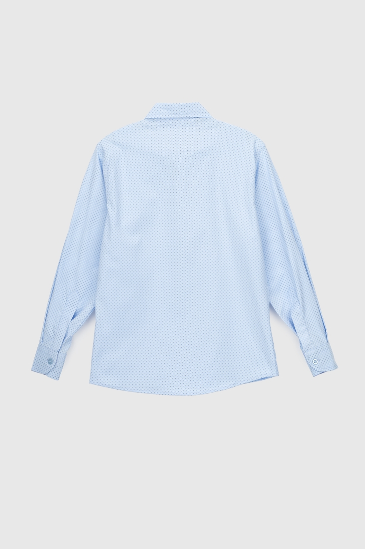 Фото Рубашка с узором для мальчика Deniz 30124 140 см Голубой (2000990529817D)