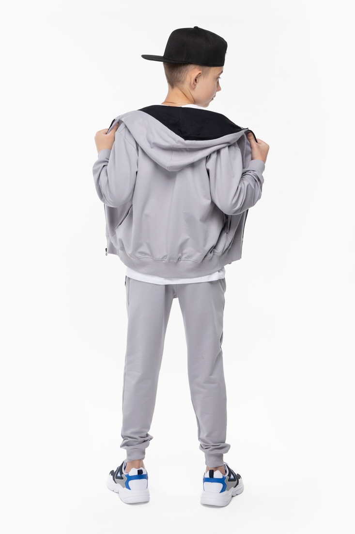 Фото Спортивный костюм для мальчика MAGO 24-4026 кофта+штаны 152 см Светло-серый (2000989768845D)