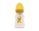 Пляшка з латексної соскою, 125 мл, 0 +, 1300 жовтий BABY TEAM (2000903794301) Фото 1 з 2