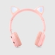 Навушники CAT з вушками Y08M Рожевий (2000990090034) Фото 2 з 5