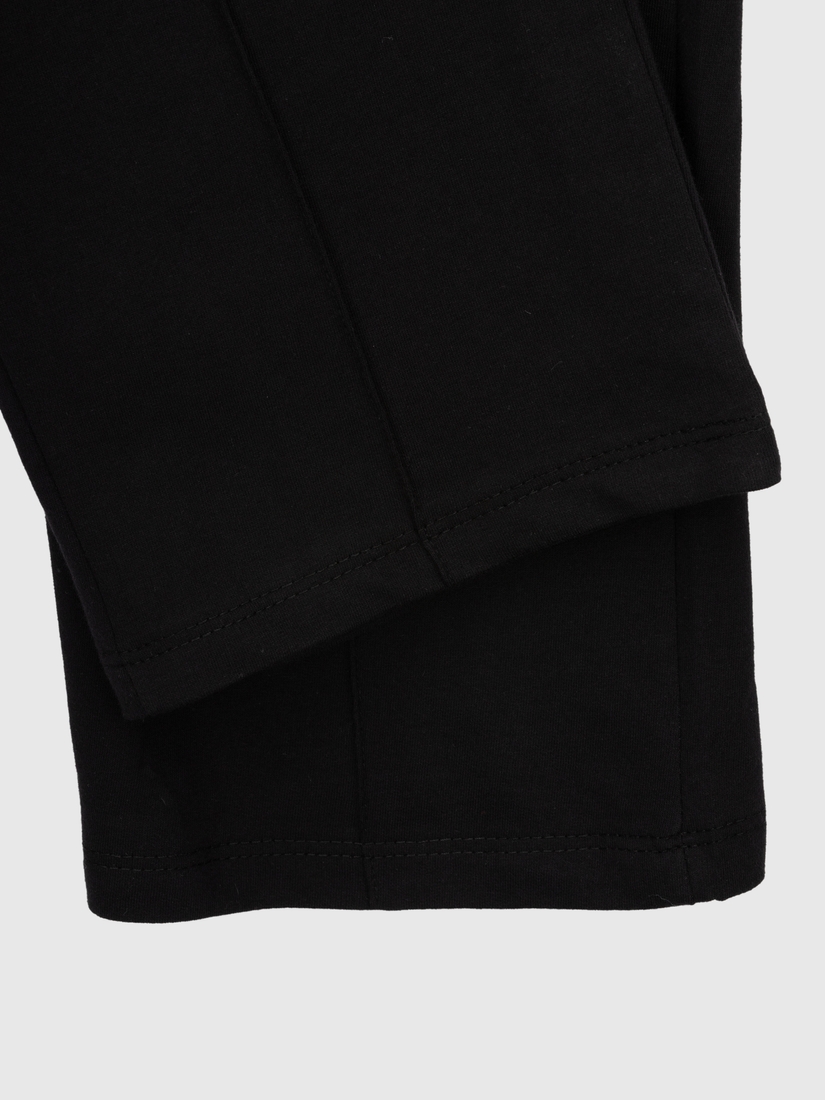 Фото Спортивні штани однотонні прямі для дівчинки Тімі 41130 164 см Чорний (2000990540751D)