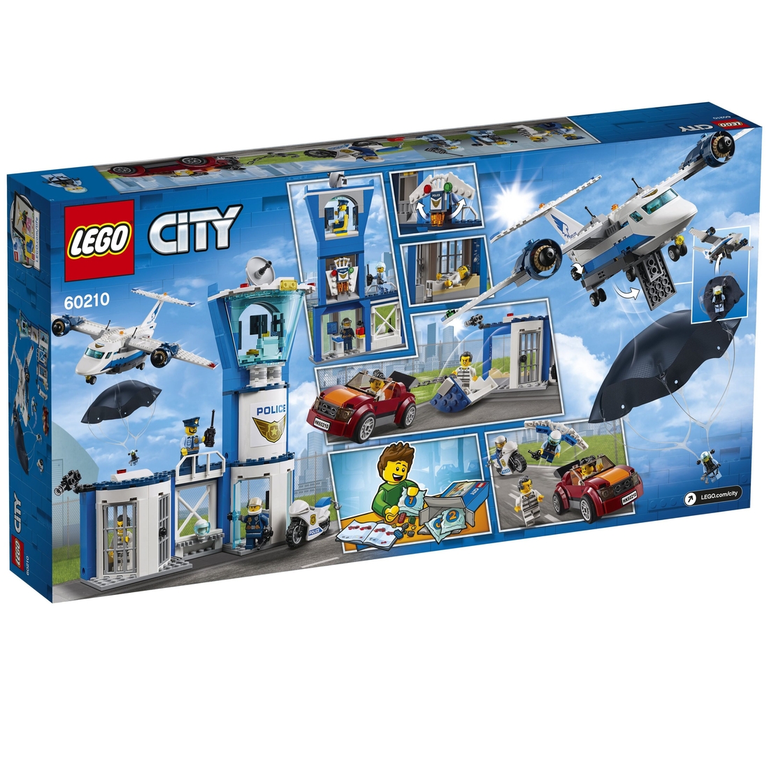 Фото Конструктор LEGO City Воздушная полиция воздушная база (60210)