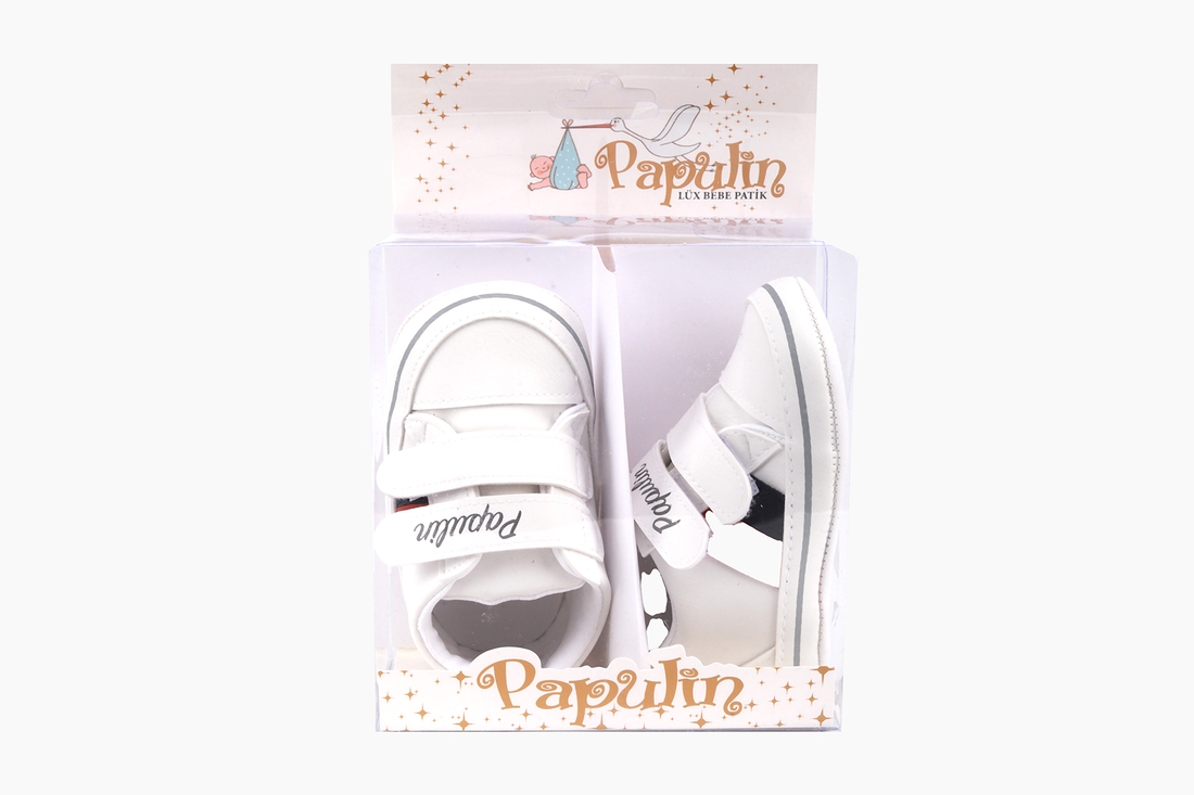 Фото Пинетки для младенцев Papulin M4331 19 Белый (2000989533092D)