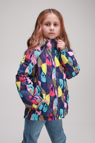 Фото Куртка для дівчинки Snowgenius D442-020 140 см Темно-синій (2000989273868D)