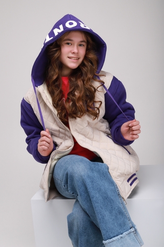 Фото Куртка дитяча XZKAMI 825K 164 см Фіолетовий (2000989491606D)
