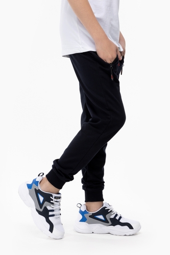 Фото Спортивні штани однотонні для хлопчика Atescan 2208 152 см Темно-синій (2000989728566D)