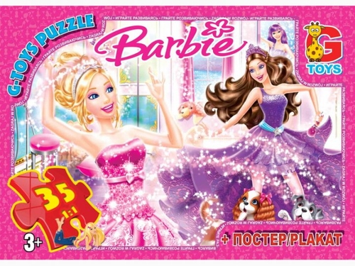 Пазл G-Toys із серії "Barbie", 35 елементів BA001 (4824687630680)
