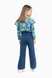 Блуза з візерунком для дівчинки MyChance Метелик Синій 128 см Різнокольоровий (2000989804536D) Фото 6 з 12