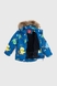 Комбінезон для хлопчика L-2322 куртка + штани на шлейках 110 см Електрік (2000989625070W) Фото 7 з 15