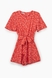 Комбінезон з візерунком шорти жіночий 2104 S Червоний (2000989786894S) Фото 8 з 13