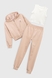 Костюм (худі+топ+штани) для дівчинки Viollen 2191 164 см Бежевий (2000990147912D) Фото 10 з 24