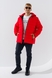 Куртка однотонная мужская 666-11A/6018 S Красный (2000990673176W) Фото 2 из 14