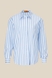 Рубашка с узором женская LAWA WTC02360 XS Бело-голубой (2000990452580D)(LW) Фото 6 из 9