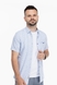 Рубашка с узором мужская Stendo 235053 M Голубой (2000989740223S) Фото 1 из 10