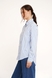 Сорочка з візерунком жіноча LAWA WTC02360 2XL Біло-блакитний (2000990452634D)(LW) Фото 4 з 9