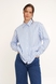 Сорочка з візерунком жіноча LAWA WTC02360 2XL Біло-блакитний (2000990452634D)(LW) Фото 1 з 9