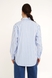 Сорочка з візерунком жіноча LAWA WTC02360 2XL Біло-блакитний (2000990452634D)(LW) Фото 2 з 9