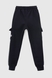 Спортивні штани для хлопчика манжет з принтом Atescan 1104 152 см Темно-синій (2000990223364W) Фото 10 з 11