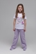 Спортивні штани палаццо для дівчинки Atabey 10010-2 146 см Бузковий (2000989477587D) Фото 5 з 14