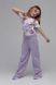 Спортивні штани палаццо для дівчинки Atabey 10010-2 146 см Бузковий (2000989477587D) Фото 7 з 14