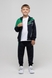 Спортивний костюм для хлопчика S&D XD012 кофта + штани 146 см Зелений (2000989957898D) Фото 1 з 17