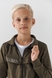 Спортивный костюм (кофта+штаны) для мальчика Niki Life 888 140 см Хаки (2000990570734W) Фото 3 из 19