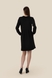 Платье однотонное женское LAWA WBC02332 XL Черный (2000990202284D)(LW) Фото 2 из 13
