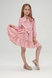 Платье с узором для девочки Tais №7 140 см Пудровый (2000989585923D) Фото 1 из 13